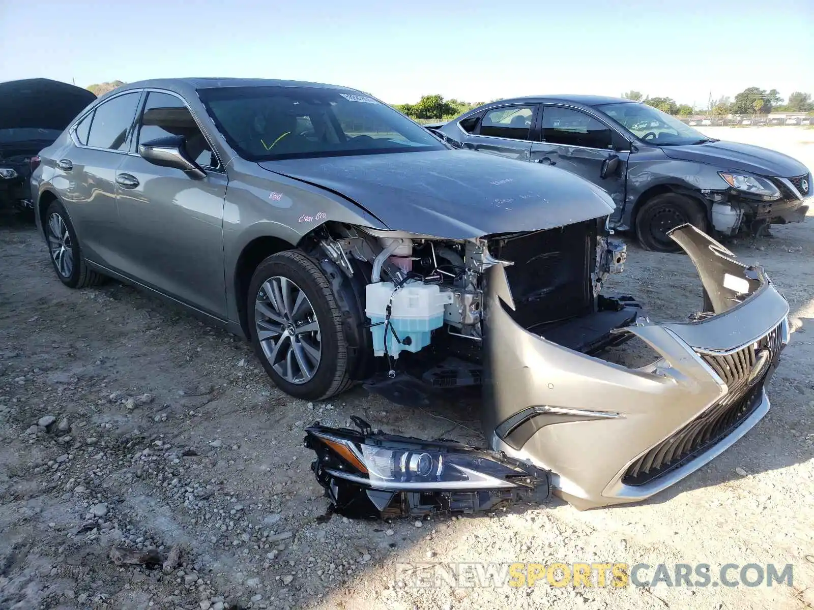 1 Photograph of a damaged car 58ADZ1B12MU094842 LEXUS ES350 2021