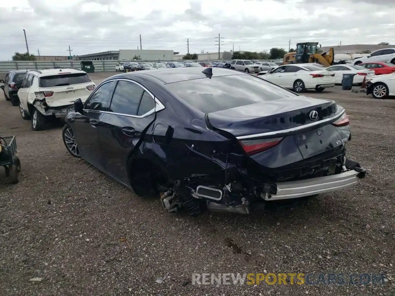 3 Photograph of a damaged car 58ADZ1B12MU095330 LEXUS ES350 2021