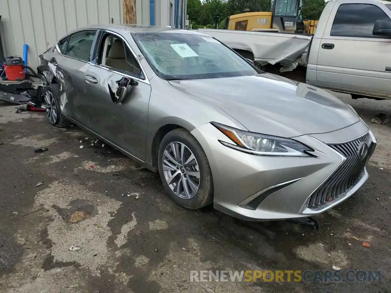 1 Photograph of a damaged car 58ADZ1B12MU096476 LEXUS ES350 2021