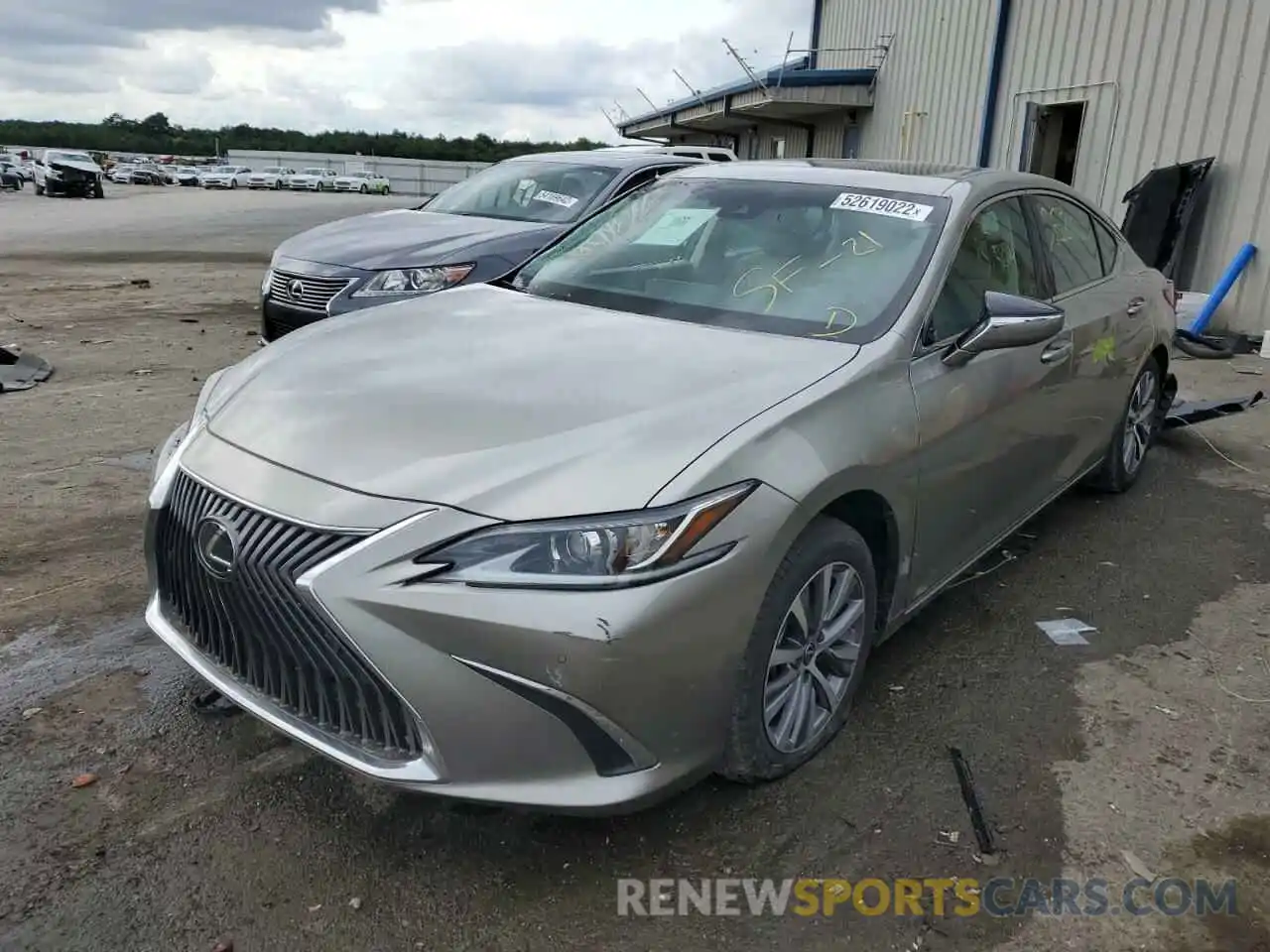 2 Photograph of a damaged car 58ADZ1B12MU096476 LEXUS ES350 2021