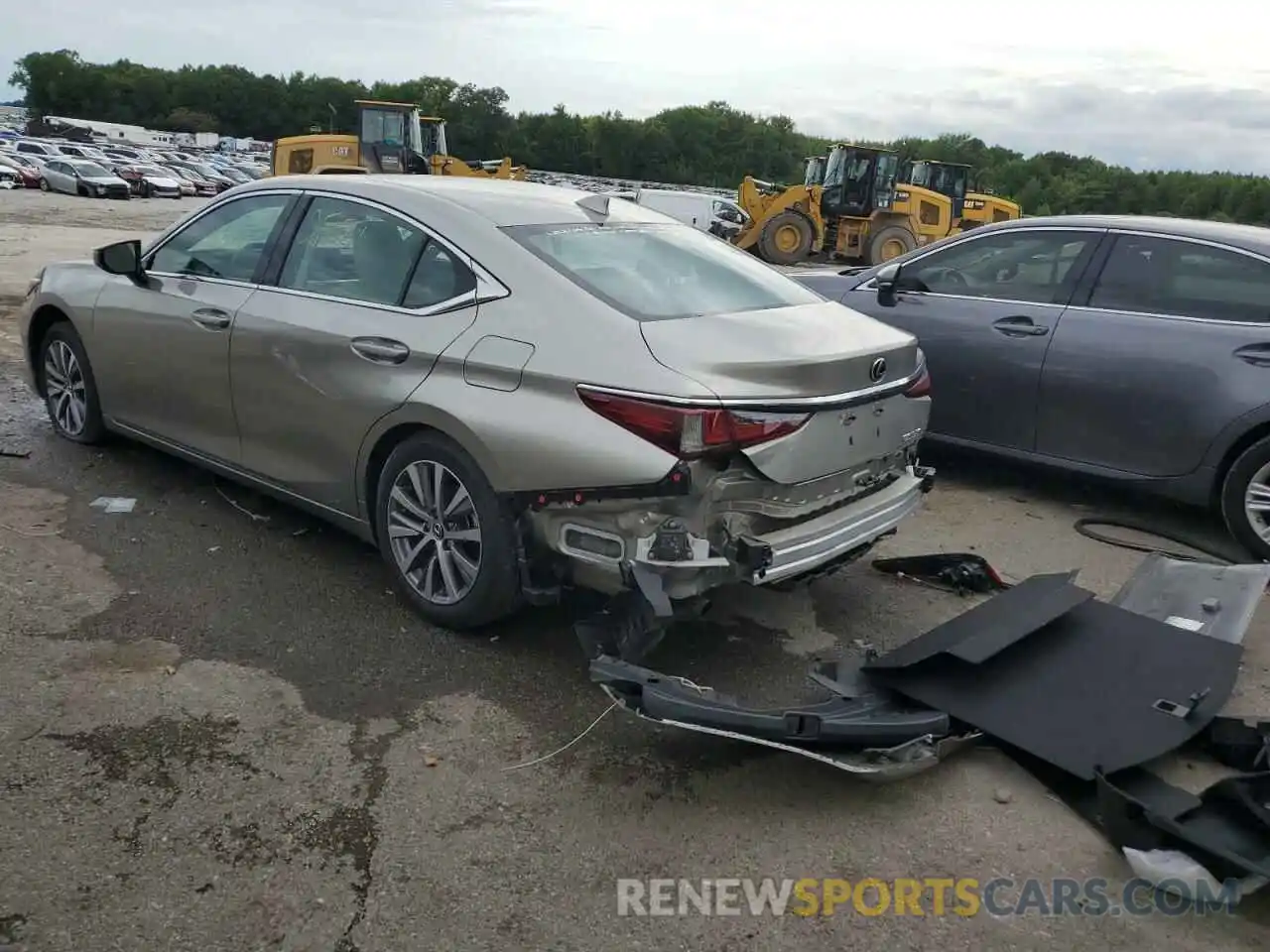 3 Photograph of a damaged car 58ADZ1B12MU096476 LEXUS ES350 2021