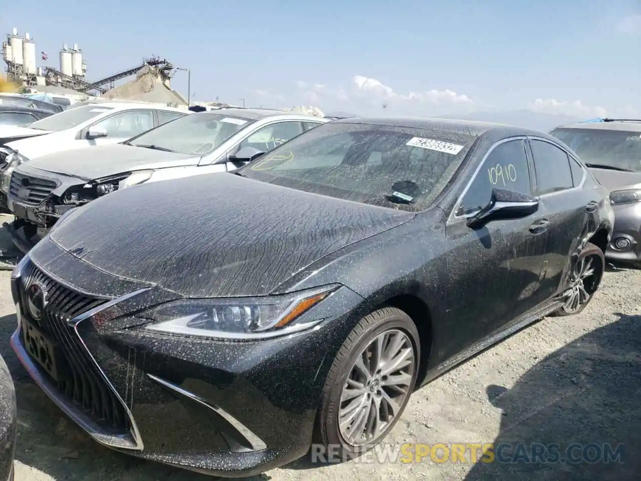 2 Photograph of a damaged car 58ADZ1B12MU108786 LEXUS ES350 2021