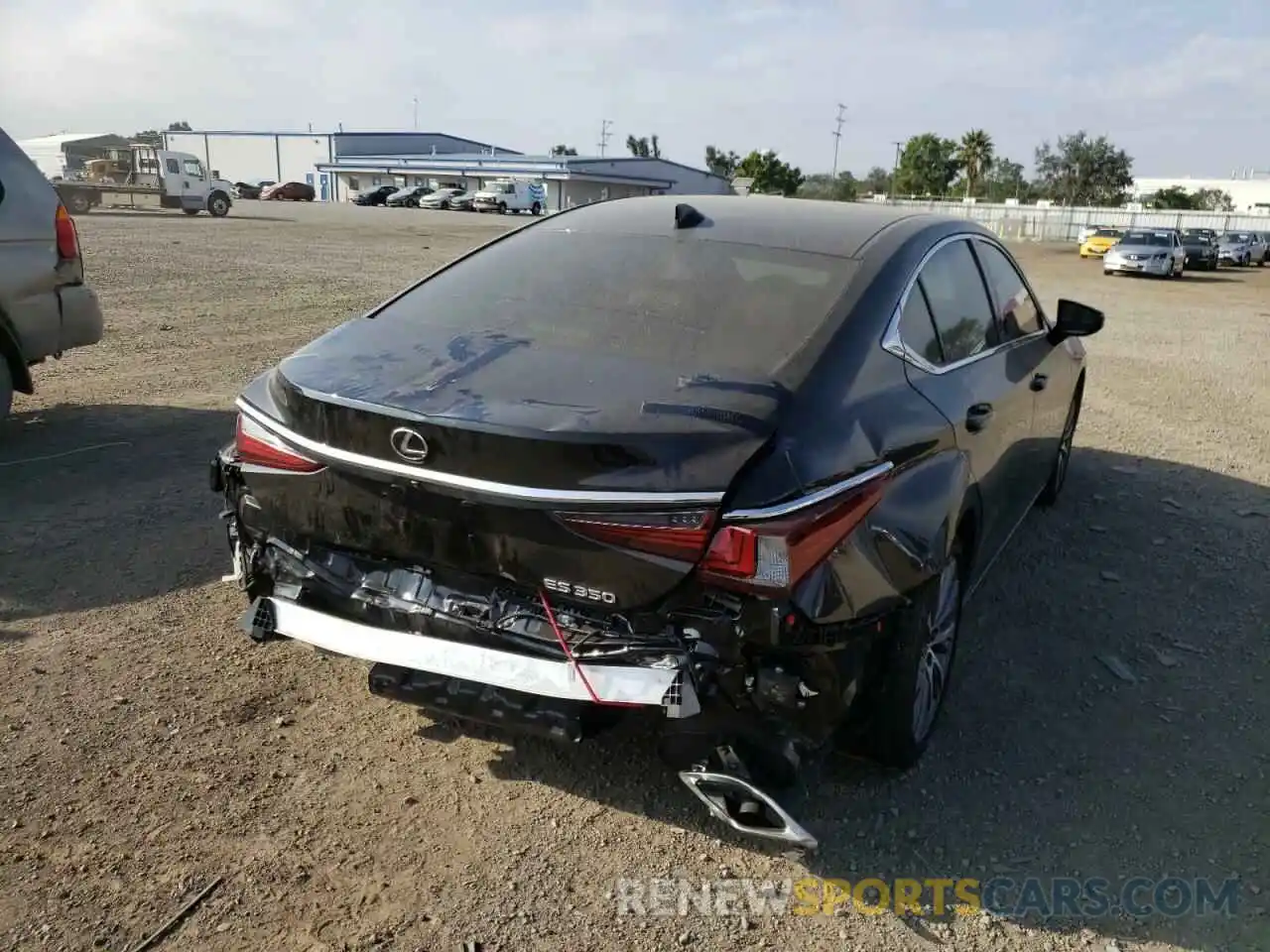 9 Photograph of a damaged car 58ADZ1B12MU108786 LEXUS ES350 2021