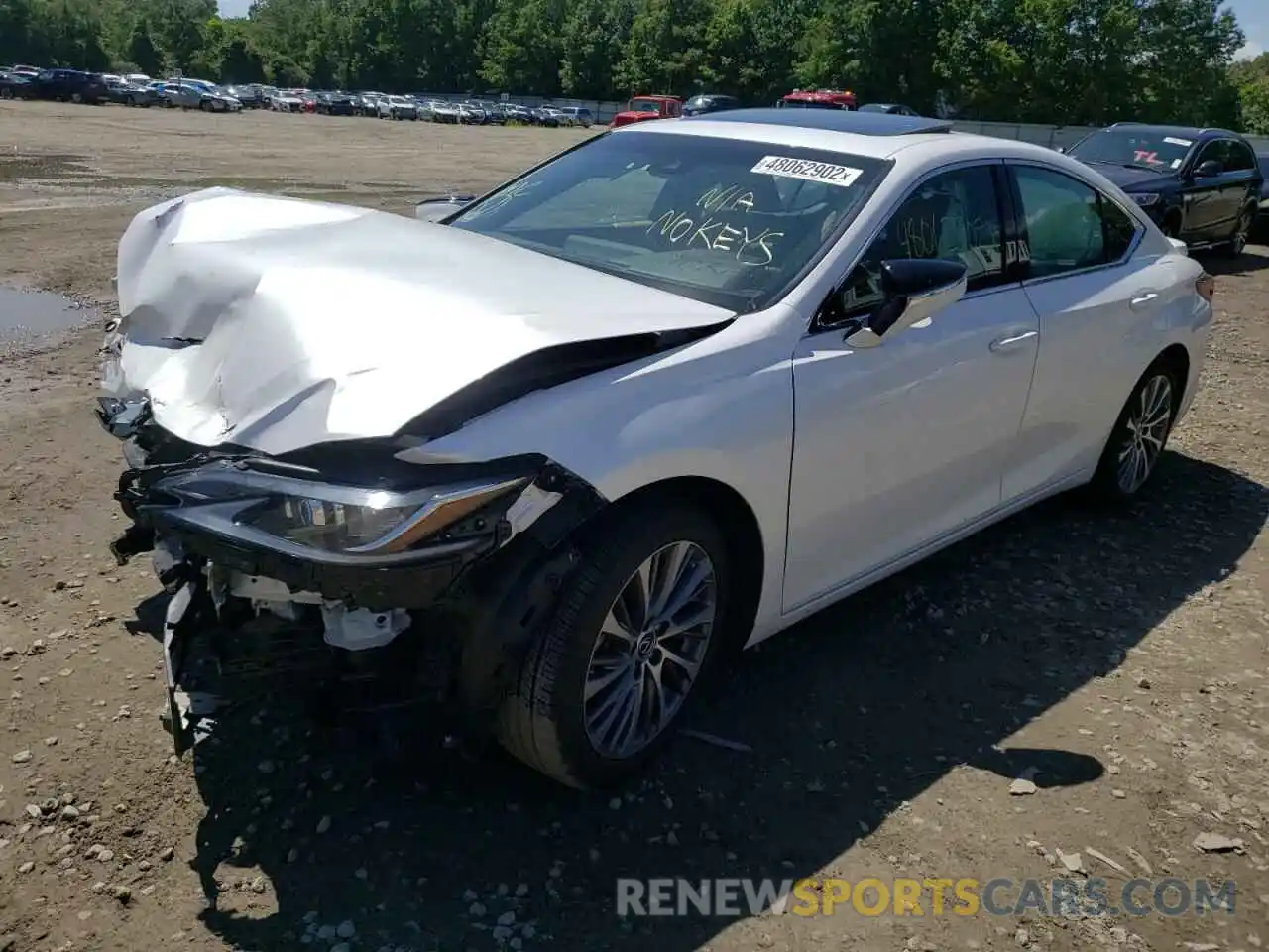 2 Photograph of a damaged car 58ADZ1B13MU095949 LEXUS ES350 2021