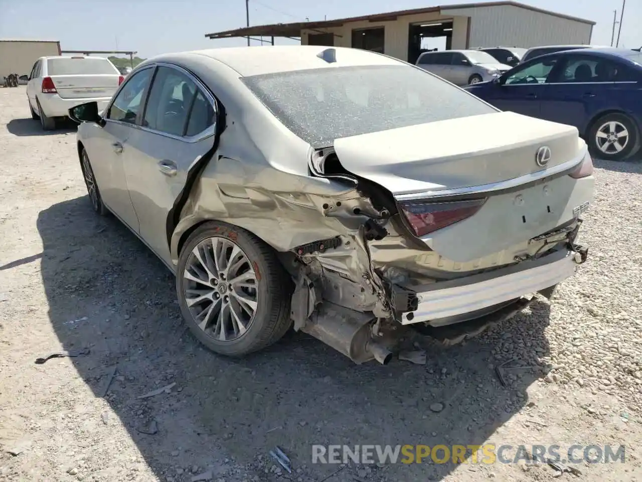 3 Photograph of a damaged car 58ADZ1B13MU096552 LEXUS ES350 2021