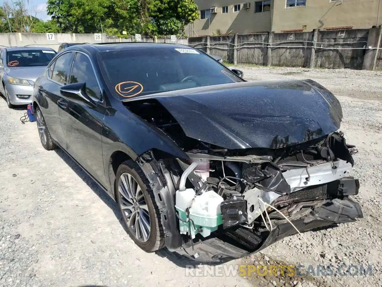 1 Photograph of a damaged car 58ADZ1B13MU101135 LEXUS ES350 2021