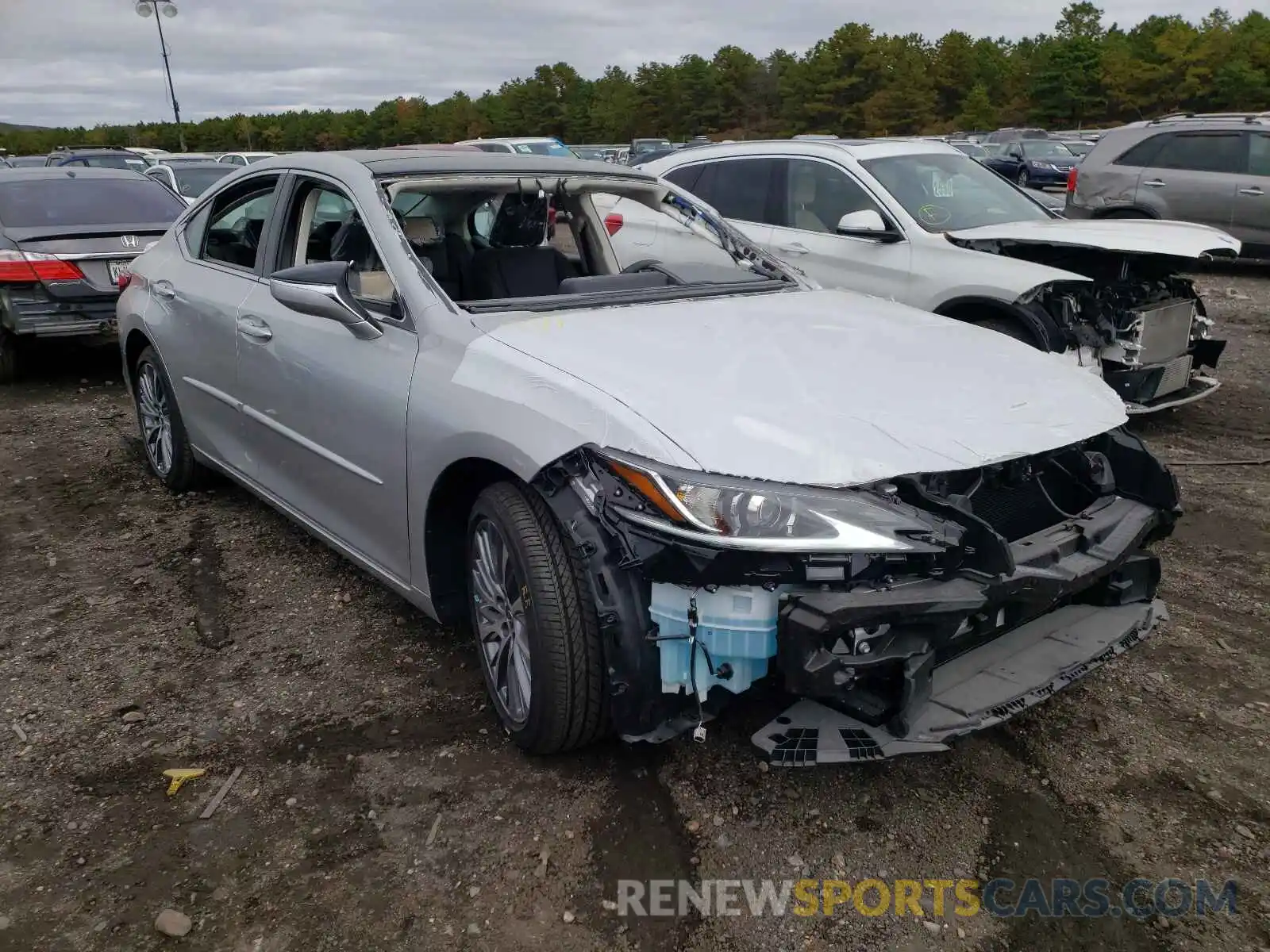 1 Photograph of a damaged car 58ADZ1B13MU101362 LEXUS ES350 2021