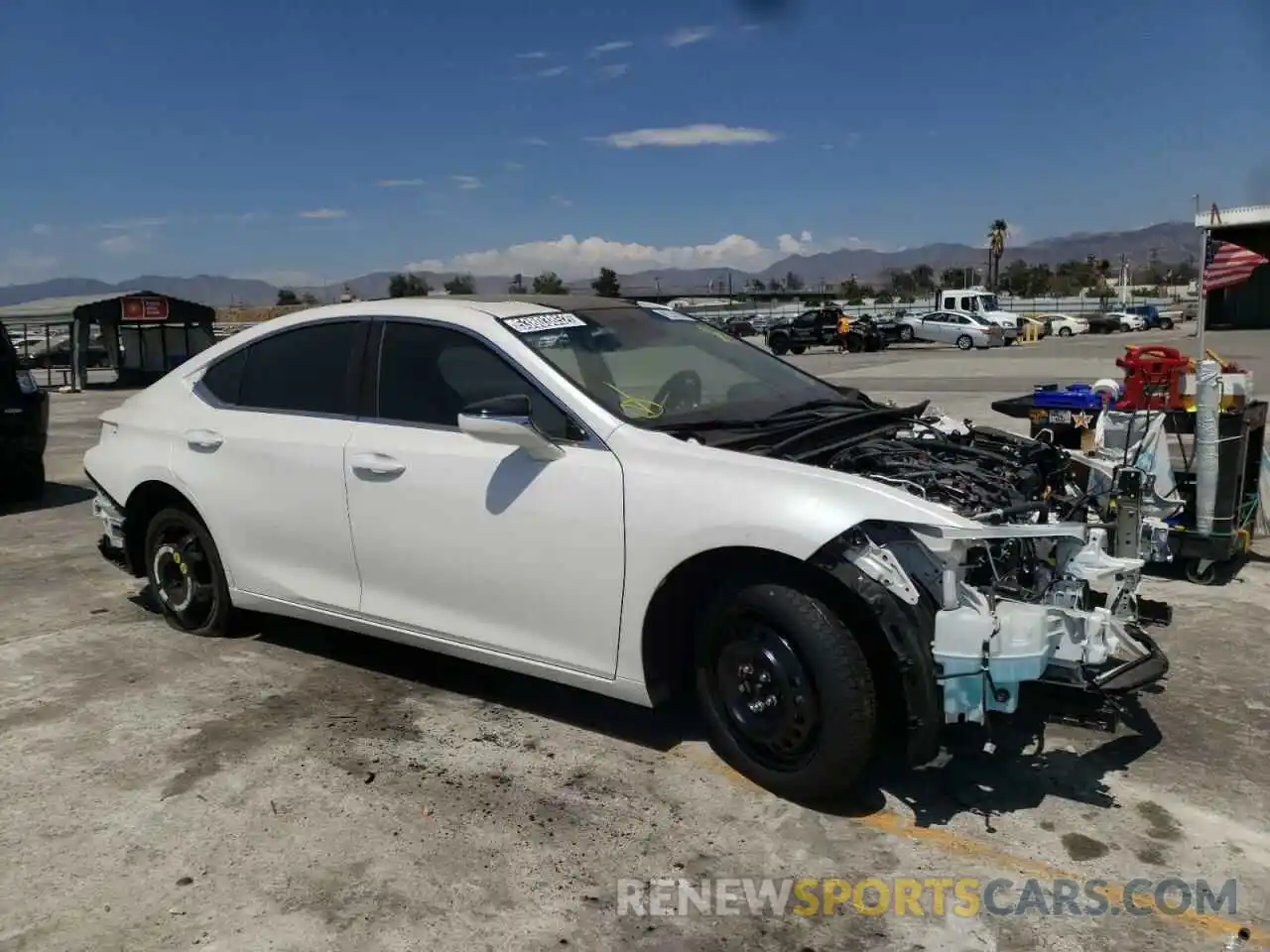 1 Photograph of a damaged car 58ADZ1B13MU105010 LEXUS ES350 2021