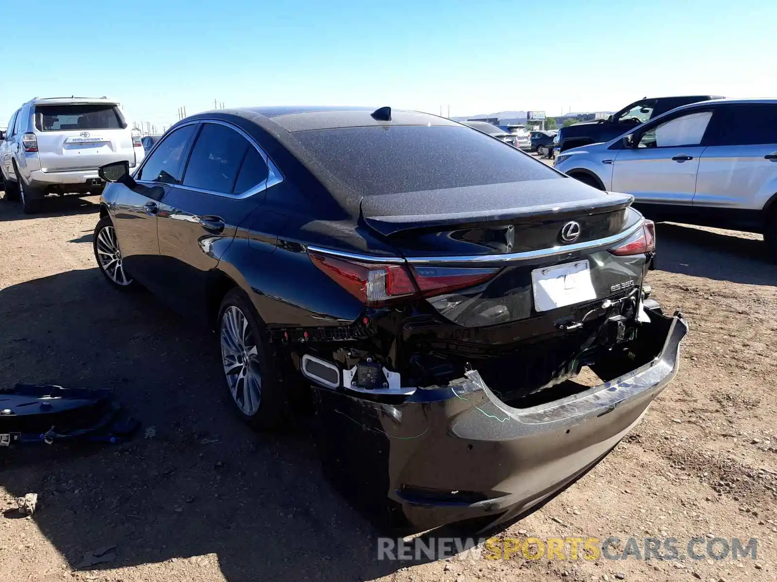 3 Photograph of a damaged car 58ADZ1B13MU105721 LEXUS ES350 2021