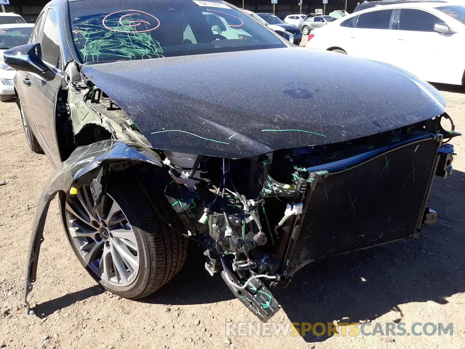 9 Photograph of a damaged car 58ADZ1B13MU105721 LEXUS ES350 2021