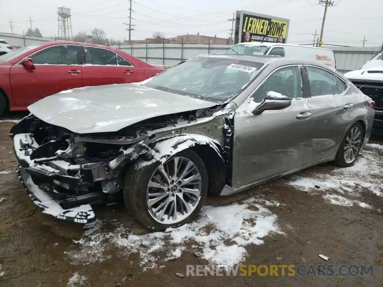 1 Photograph of a damaged car 58ADZ1B13MU107839 LEXUS ES350 2021