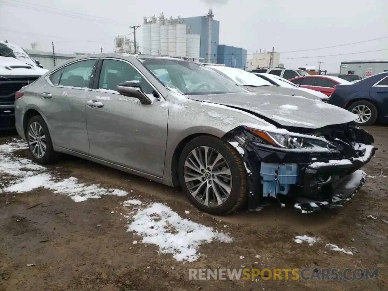 4 Photograph of a damaged car 58ADZ1B13MU107839 LEXUS ES350 2021