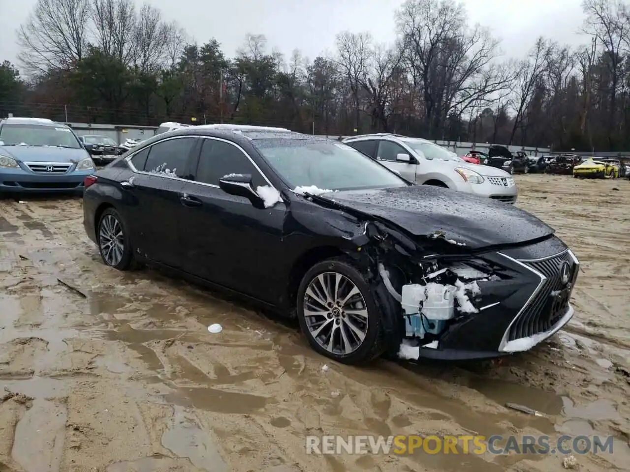 4 Photograph of a damaged car 58ADZ1B13MU109834 LEXUS ES350 2021