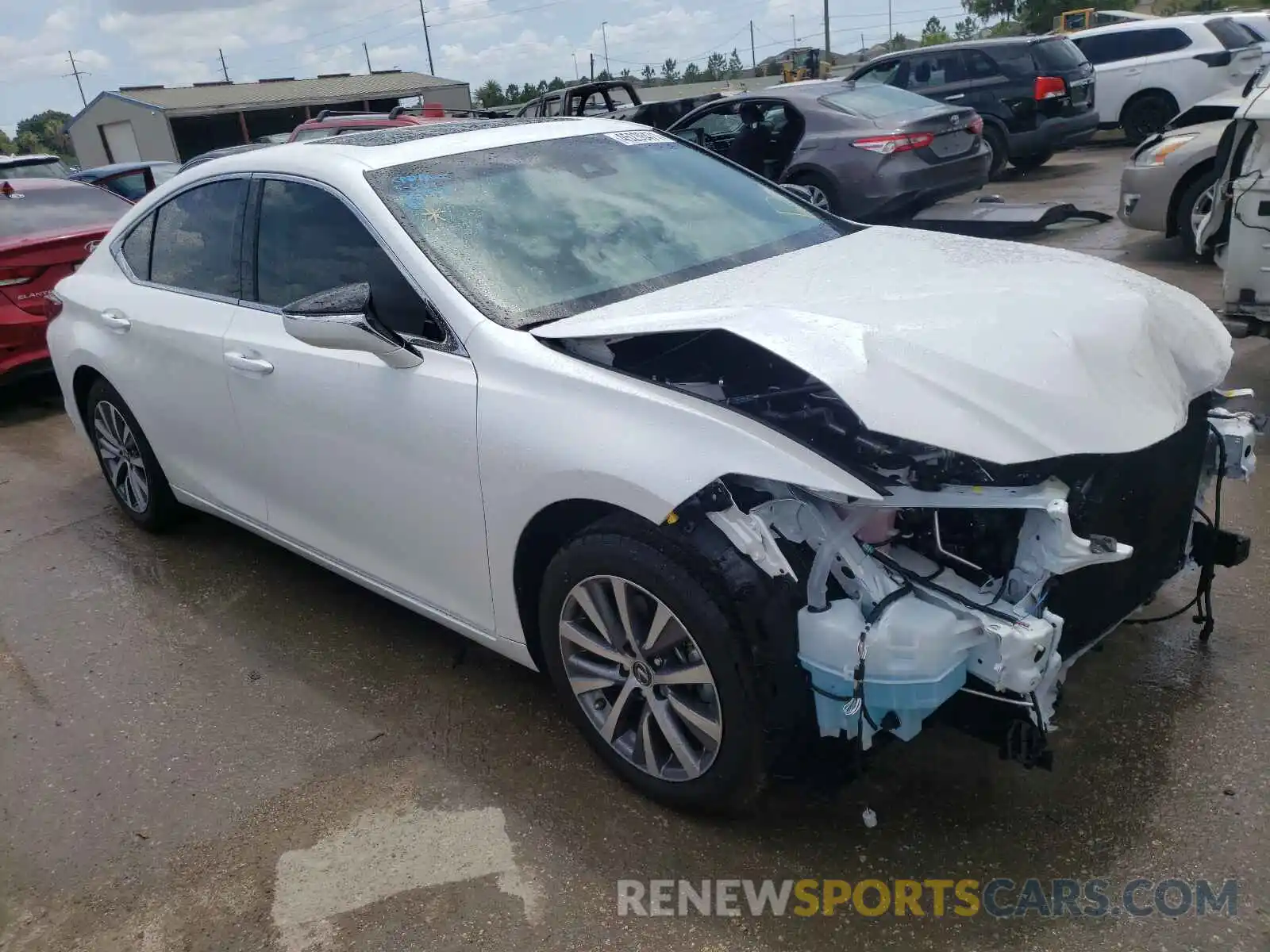 1 Photograph of a damaged car 58ADZ1B14MU088332 LEXUS ES350 2021