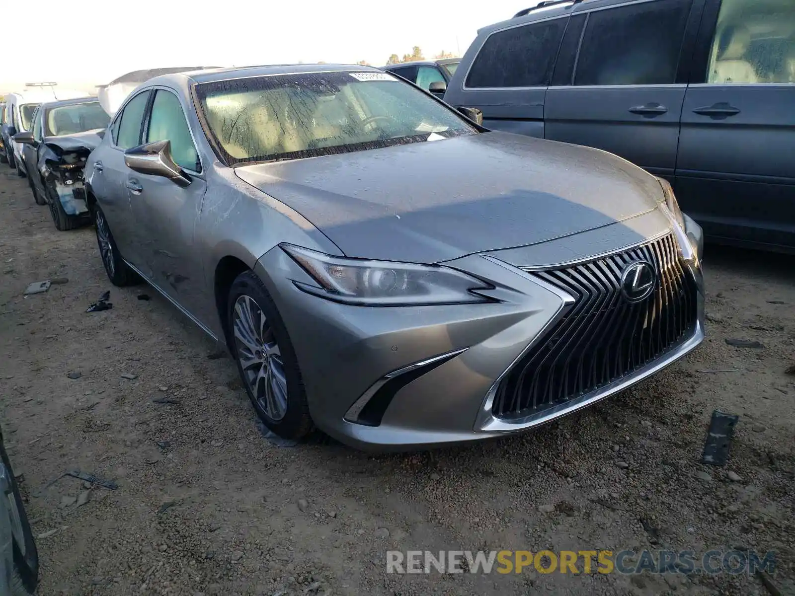 1 Photograph of a damaged car 58ADZ1B14MU090341 LEXUS ES350 2021