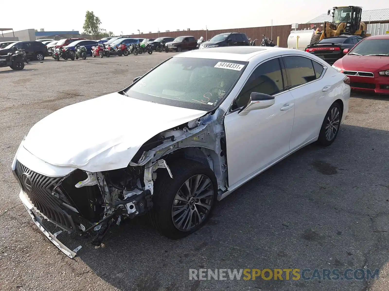 2 Photograph of a damaged car 58ADZ1B14MU092297 LEXUS ES350 2021