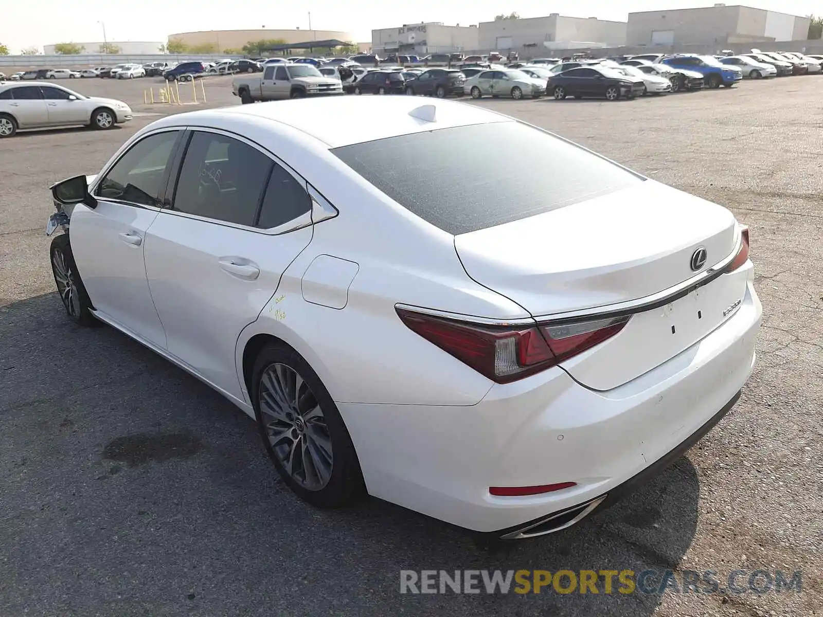 3 Photograph of a damaged car 58ADZ1B14MU092297 LEXUS ES350 2021