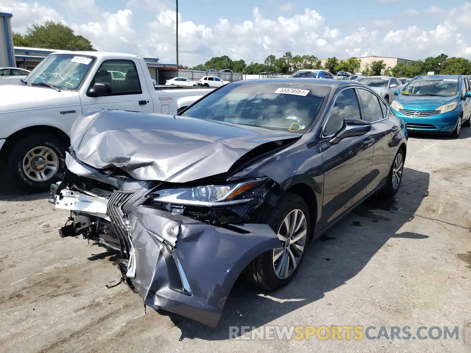 2 Photograph of a damaged car 58ADZ1B14MU097290 LEXUS ES350 2021