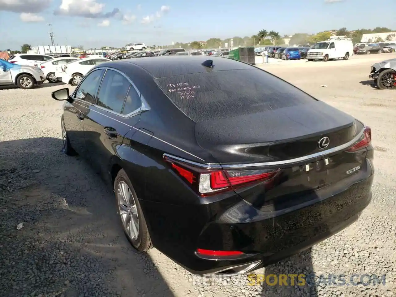 3 Photograph of a damaged car 58ADZ1B14MU098049 LEXUS ES350 2021