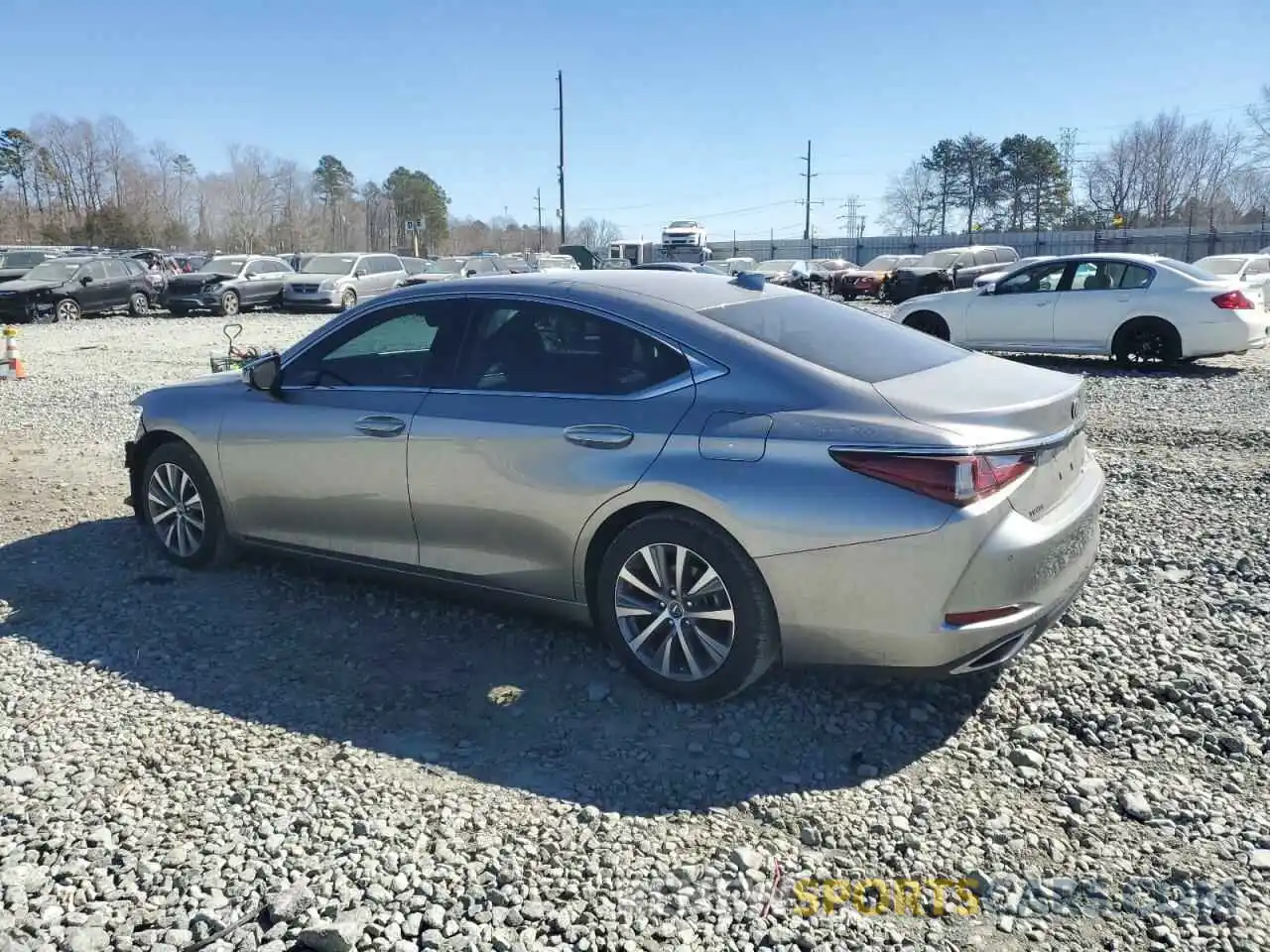 2 Photograph of a damaged car 58ADZ1B14MU107333 LEXUS ES350 2021