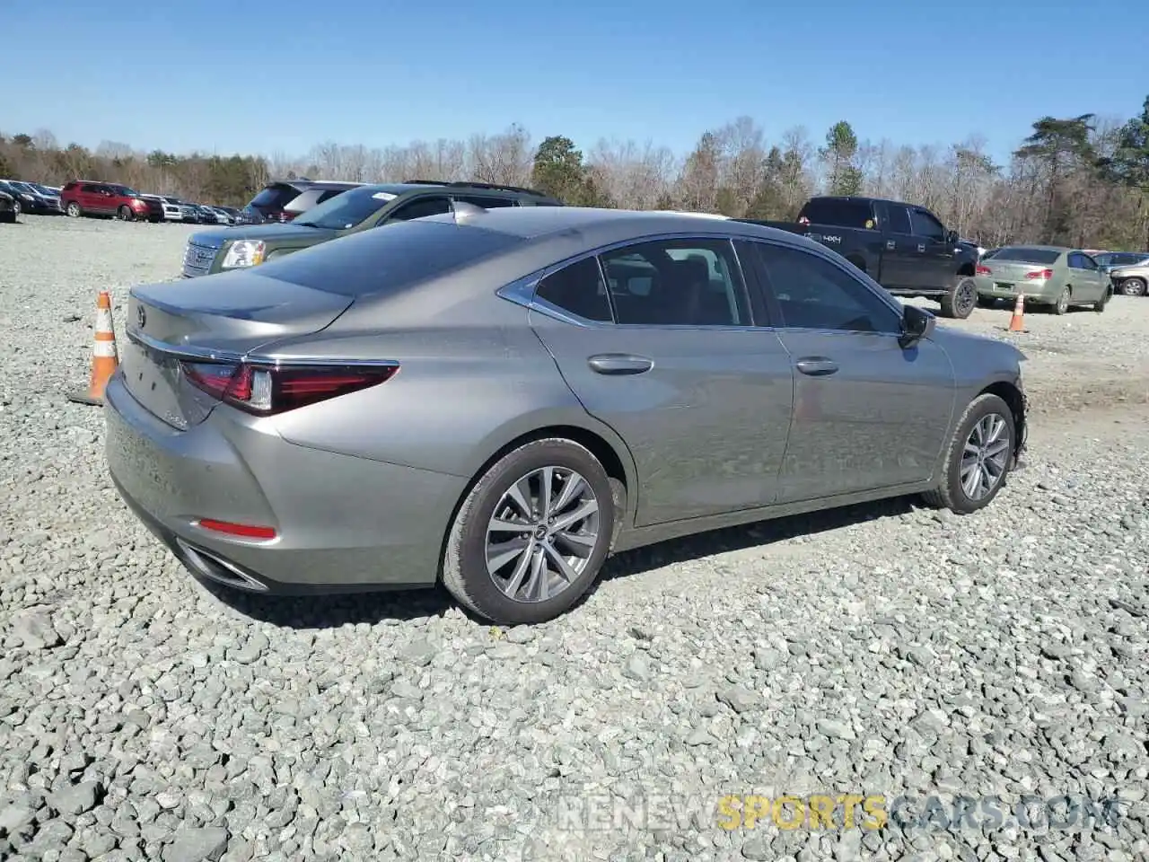 3 Photograph of a damaged car 58ADZ1B14MU107333 LEXUS ES350 2021