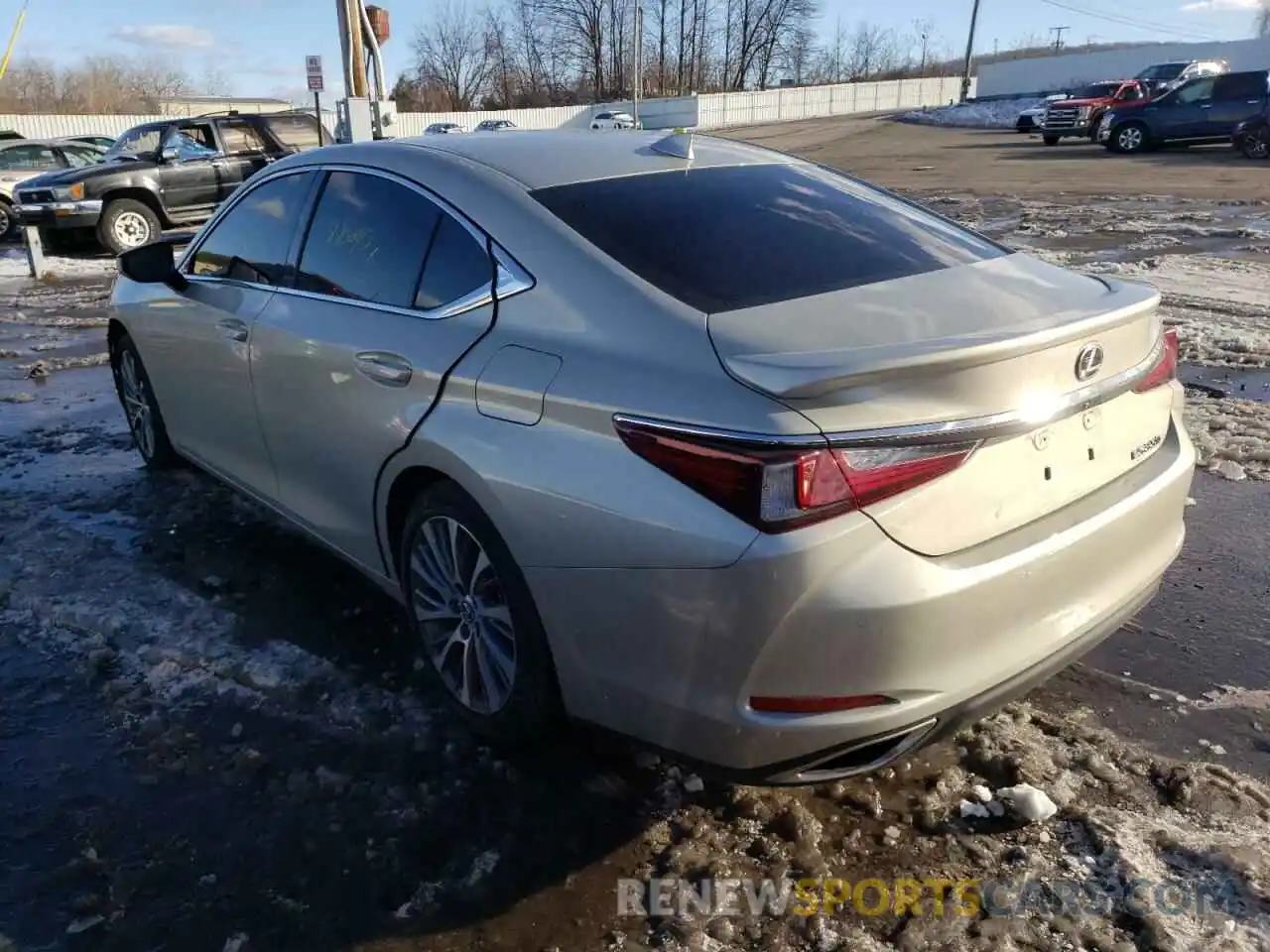 3 Photograph of a damaged car 58ADZ1B15MU091742 LEXUS ES350 2021