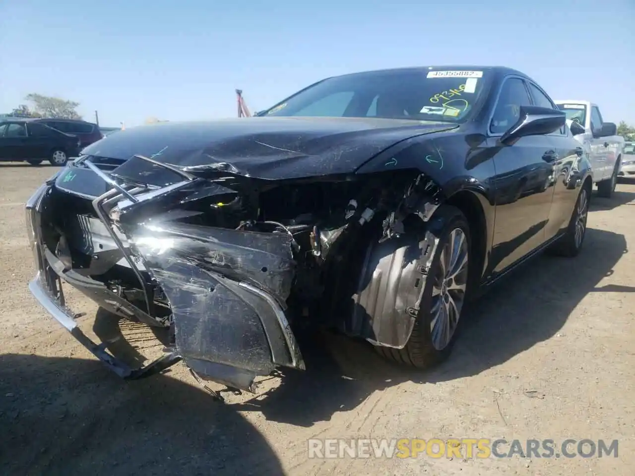 2 Photograph of a damaged car 58ADZ1B15MU093149 LEXUS ES350 2021