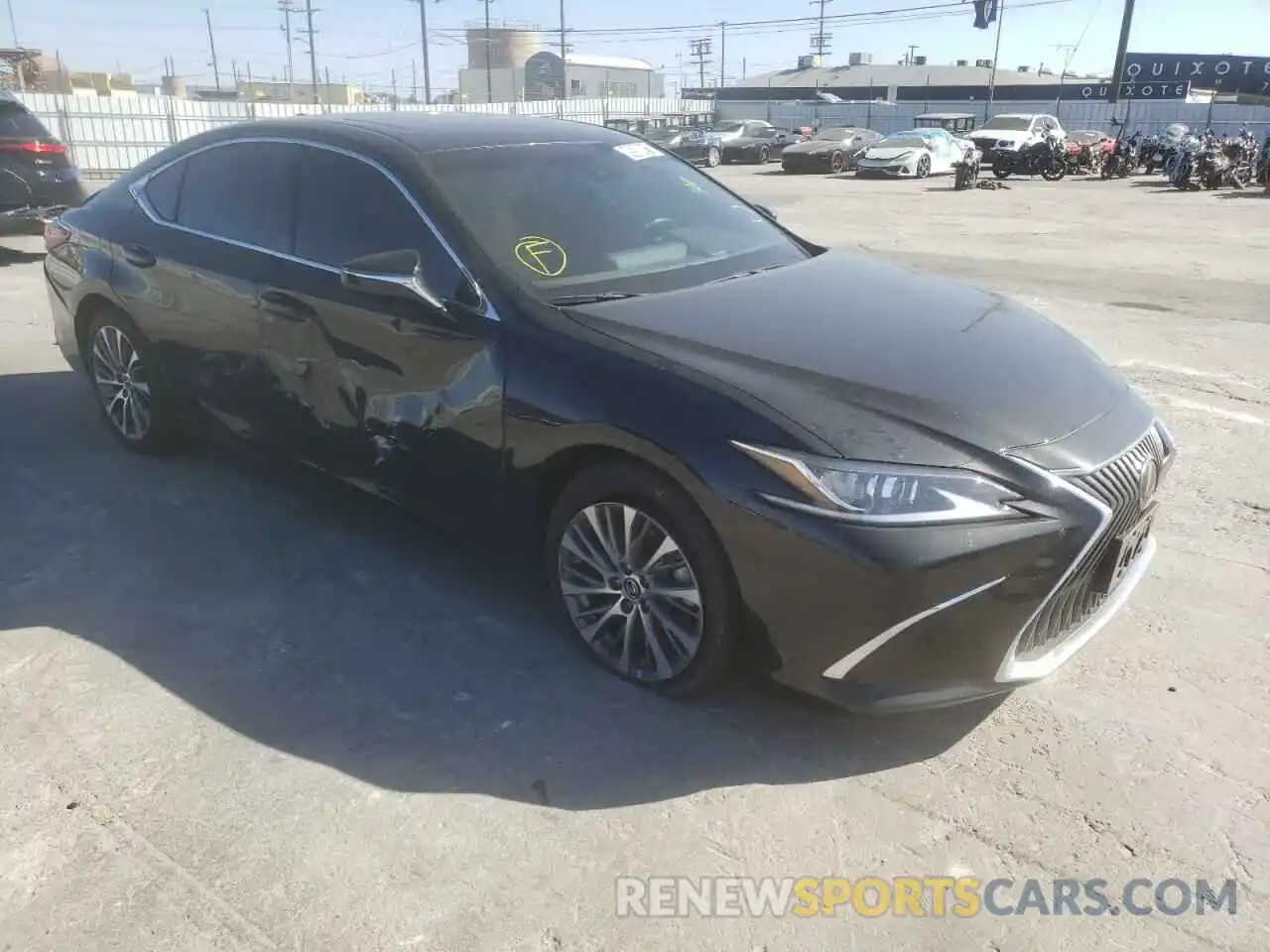 1 Photograph of a damaged car 58ADZ1B15MU103517 LEXUS ES350 2021