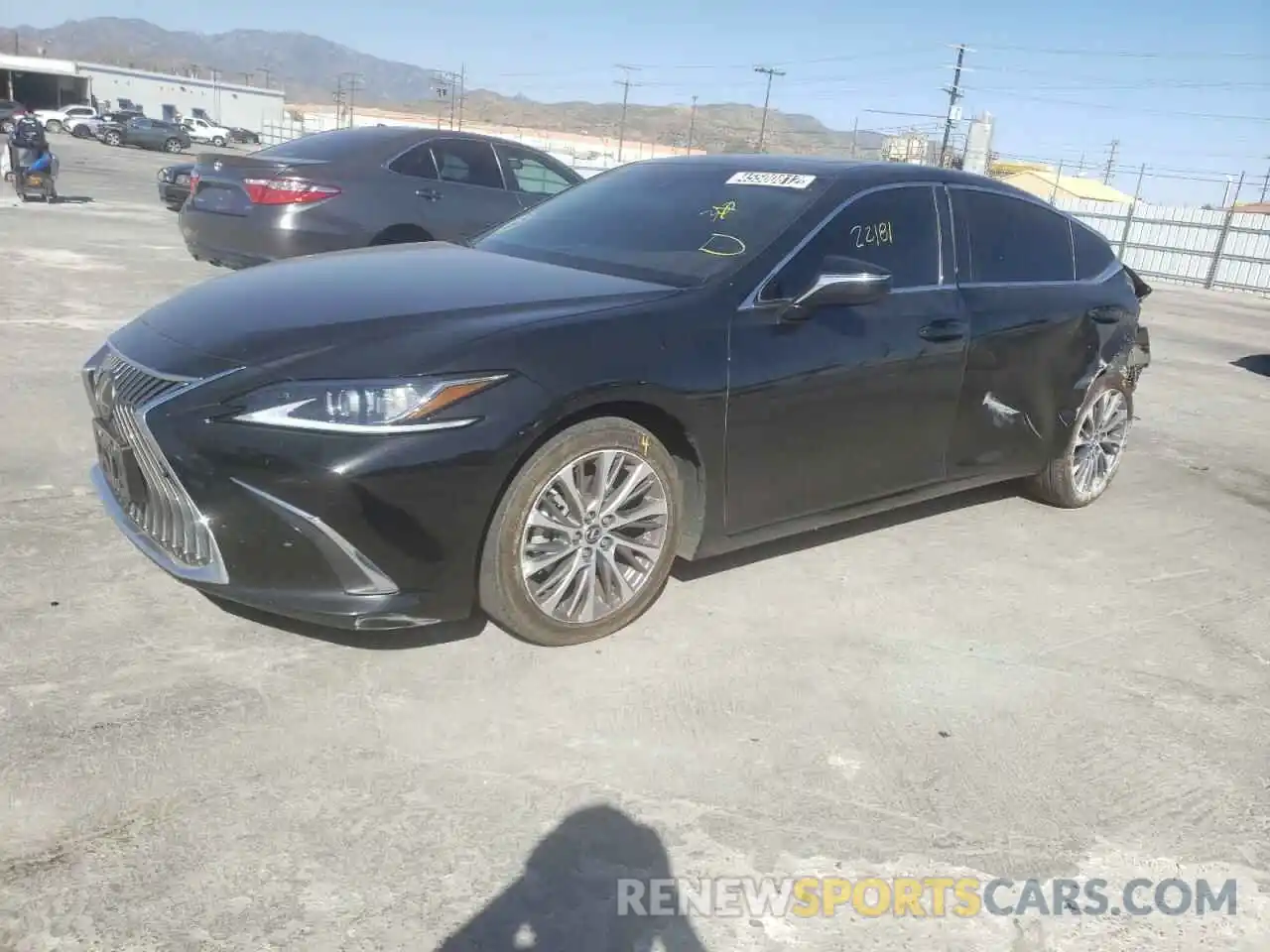 2 Photograph of a damaged car 58ADZ1B15MU103517 LEXUS ES350 2021