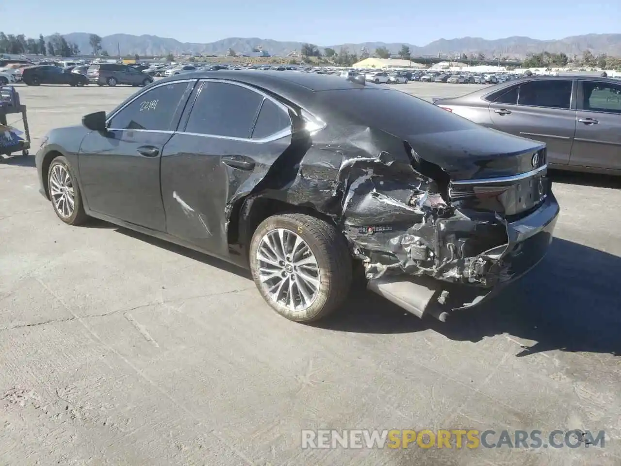 3 Photograph of a damaged car 58ADZ1B15MU103517 LEXUS ES350 2021