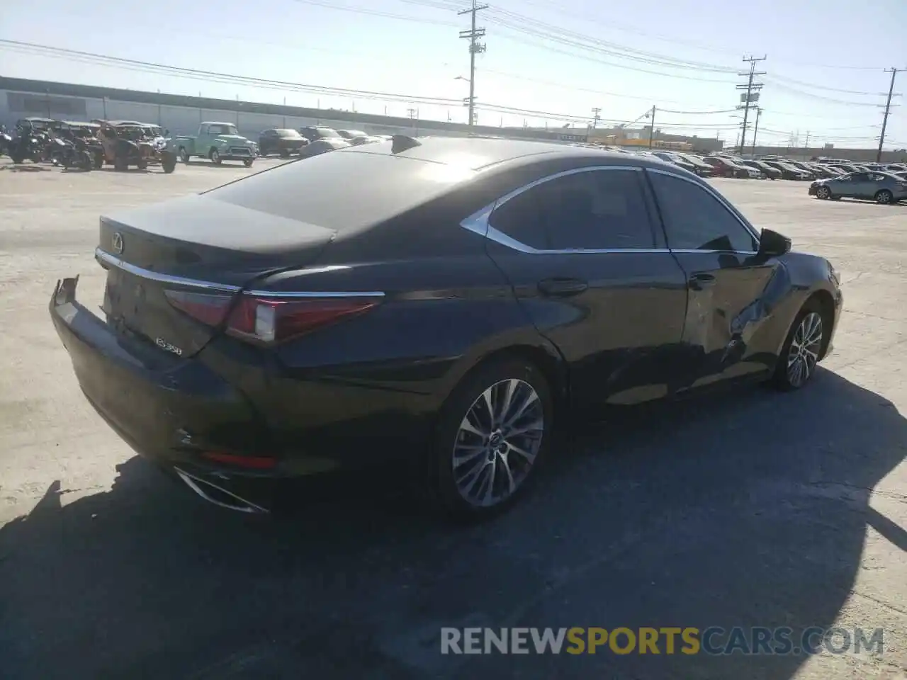 4 Photograph of a damaged car 58ADZ1B15MU103517 LEXUS ES350 2021