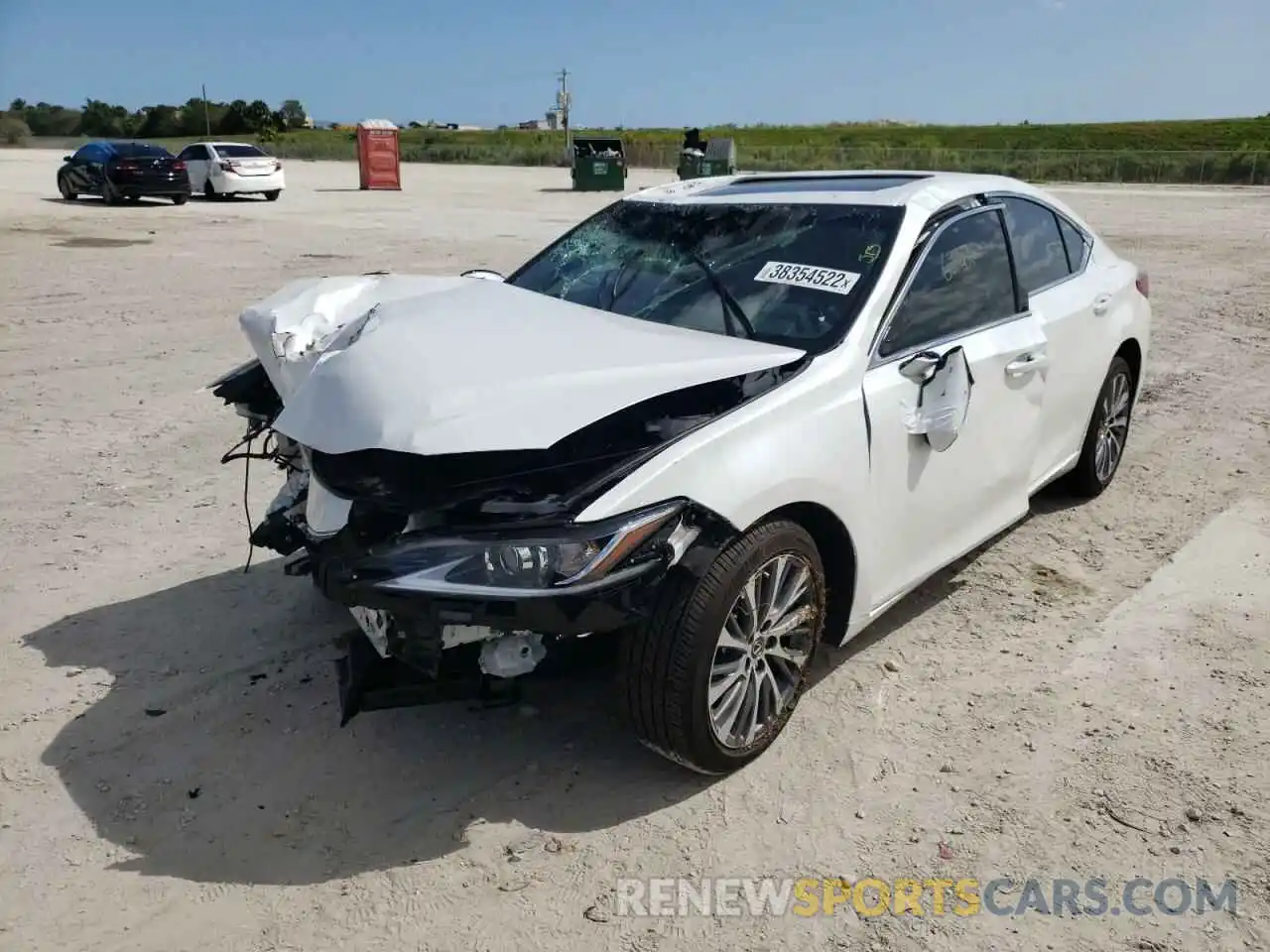 2 Photograph of a damaged car 58ADZ1B15MU104022 LEXUS ES350 2021