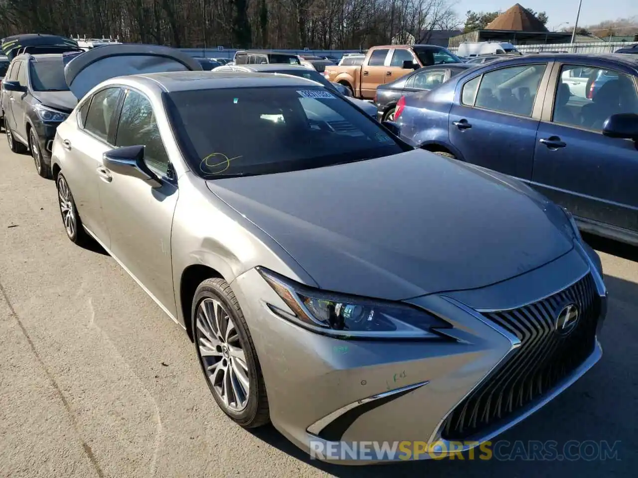 1 Photograph of a damaged car 58ADZ1B15MU107129 LEXUS ES350 2021