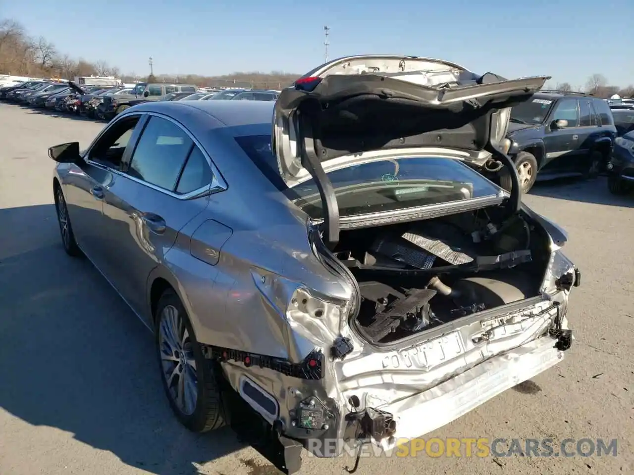 3 Photograph of a damaged car 58ADZ1B15MU107129 LEXUS ES350 2021