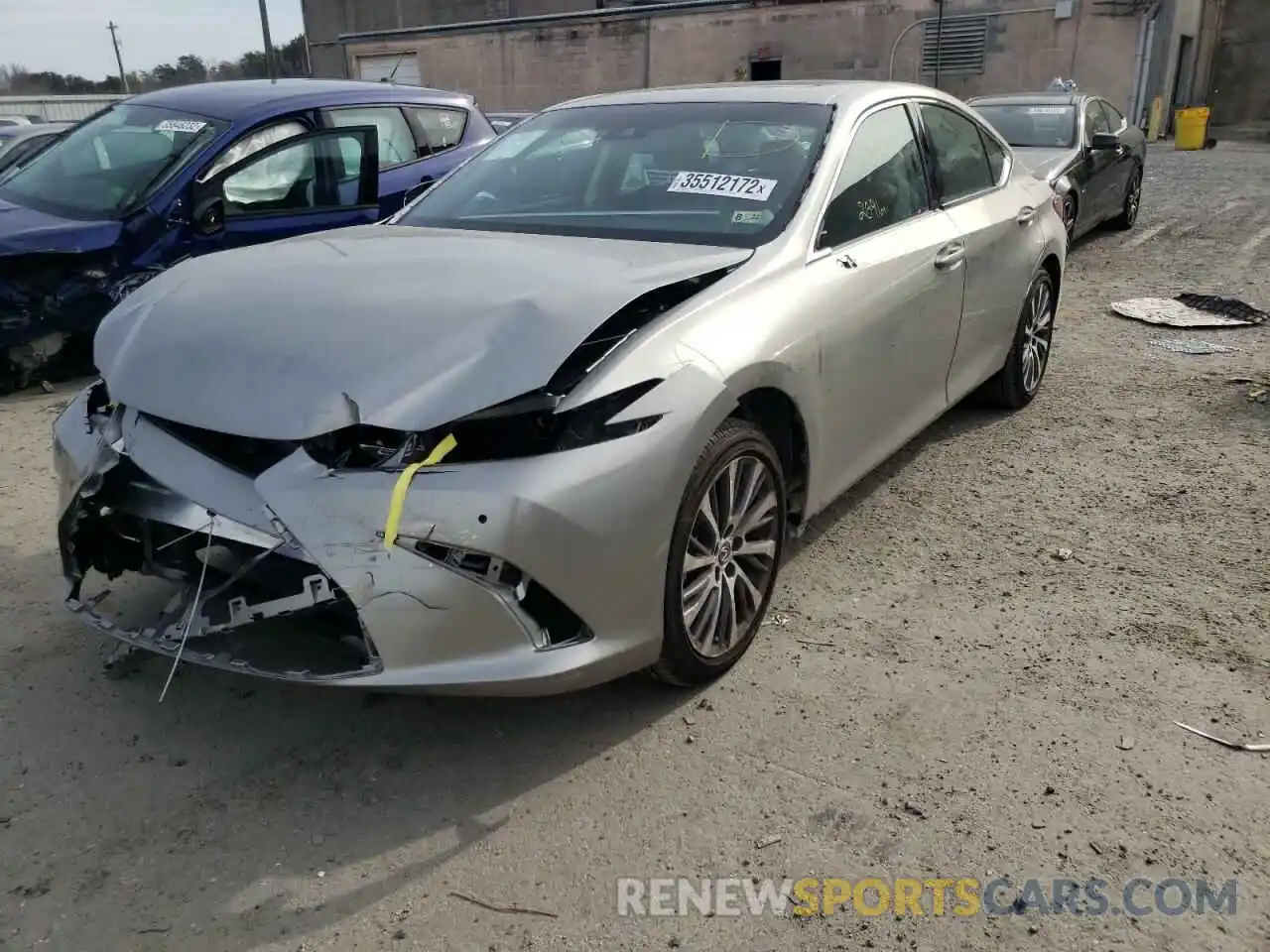 2 Photograph of a damaged car 58ADZ1B15MU108264 LEXUS ES350 2021