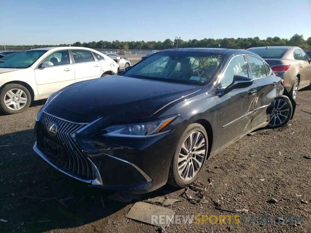 2 Photograph of a damaged car 58ADZ1B15MU109382 LEXUS ES350 2021