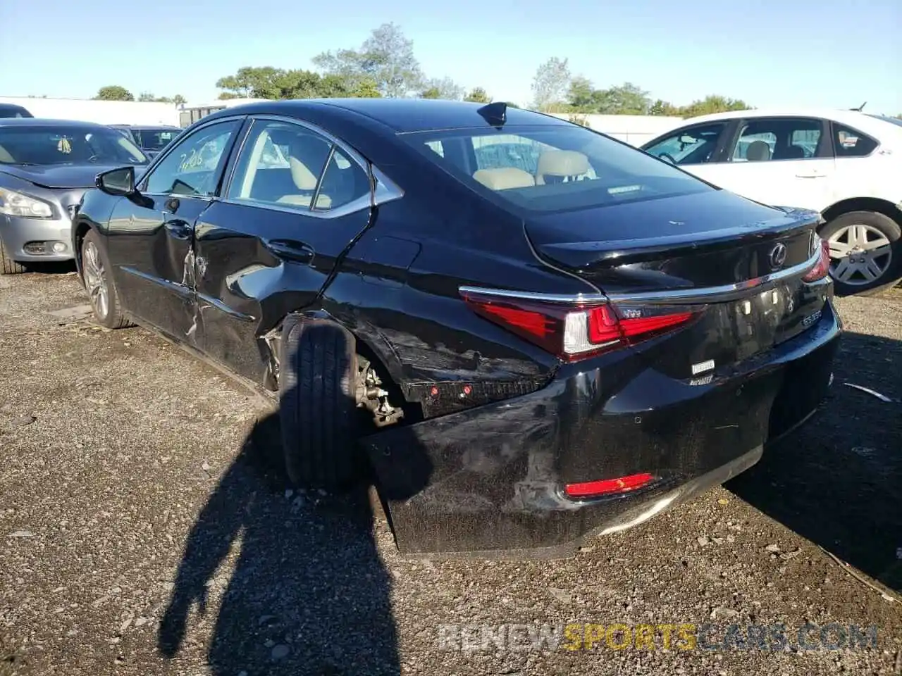 3 Photograph of a damaged car 58ADZ1B15MU109382 LEXUS ES350 2021