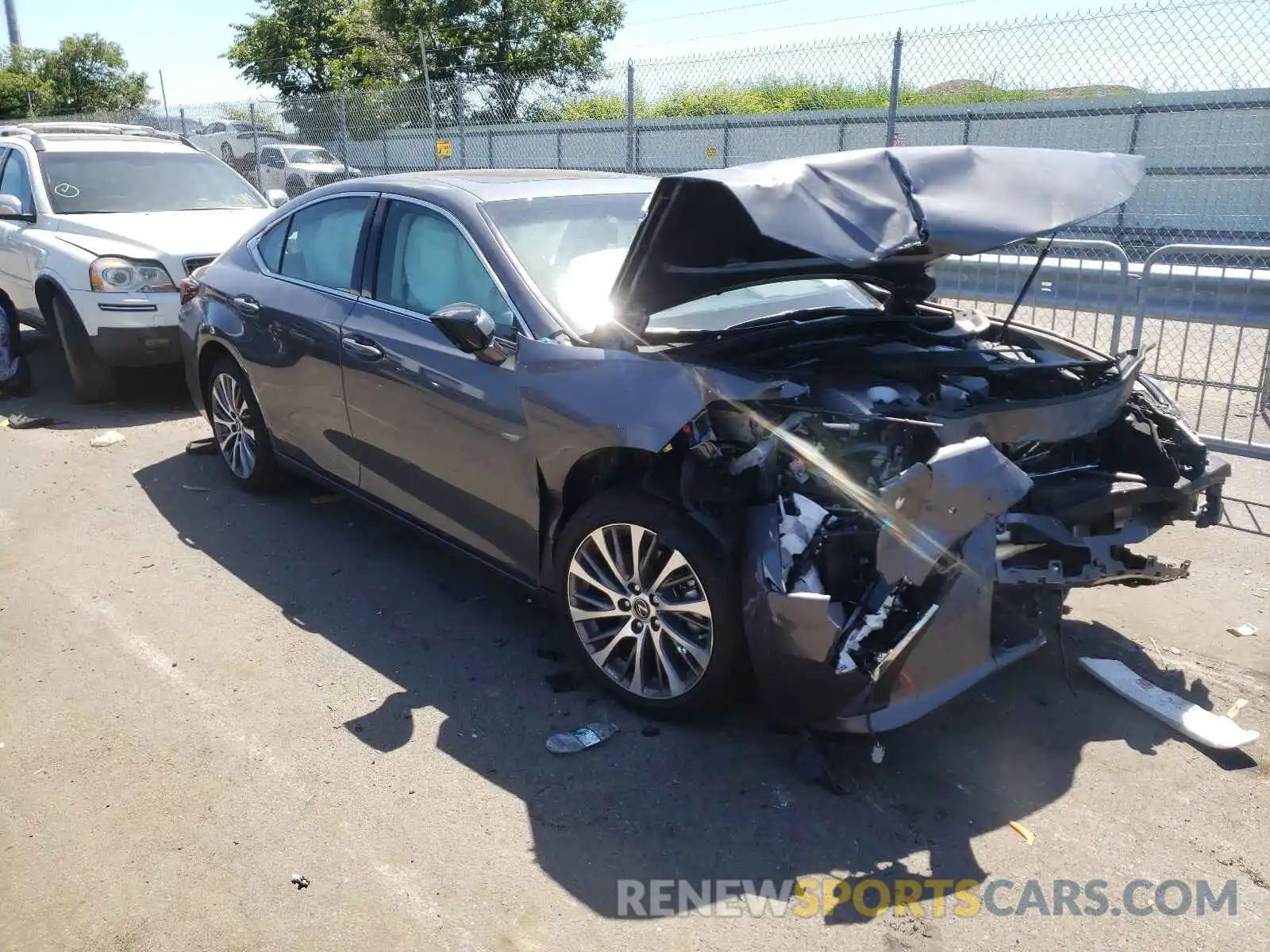 1 Photograph of a damaged car 58ADZ1B16MU092835 LEXUS ES350 2021