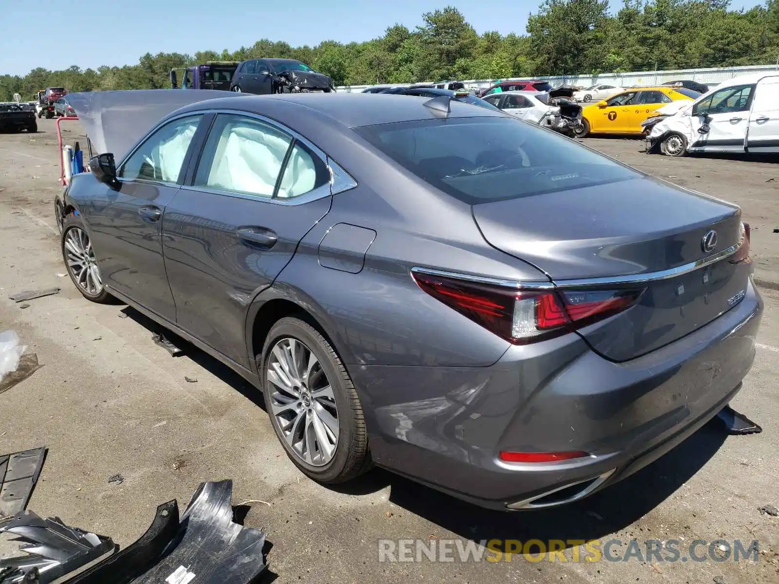 3 Photograph of a damaged car 58ADZ1B16MU092835 LEXUS ES350 2021