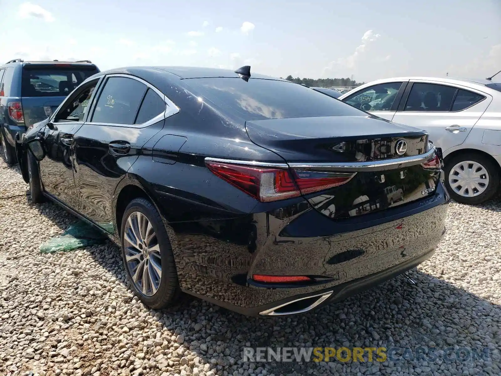 3 Photograph of a damaged car 58ADZ1B16MU098716 LEXUS ES350 2021