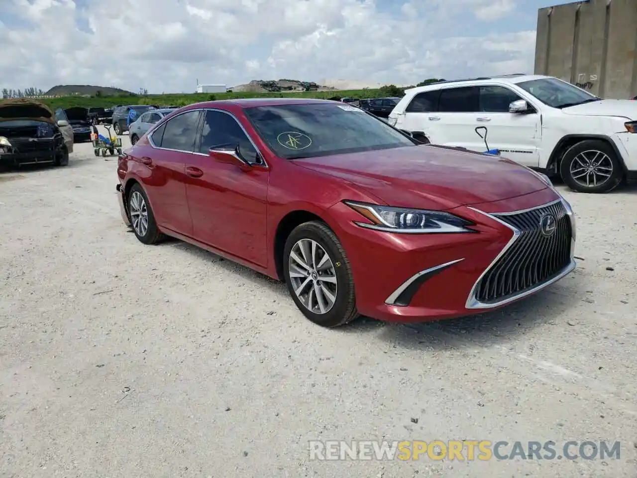 1 Photograph of a damaged car 58ADZ1B16MU099011 LEXUS ES350 2021