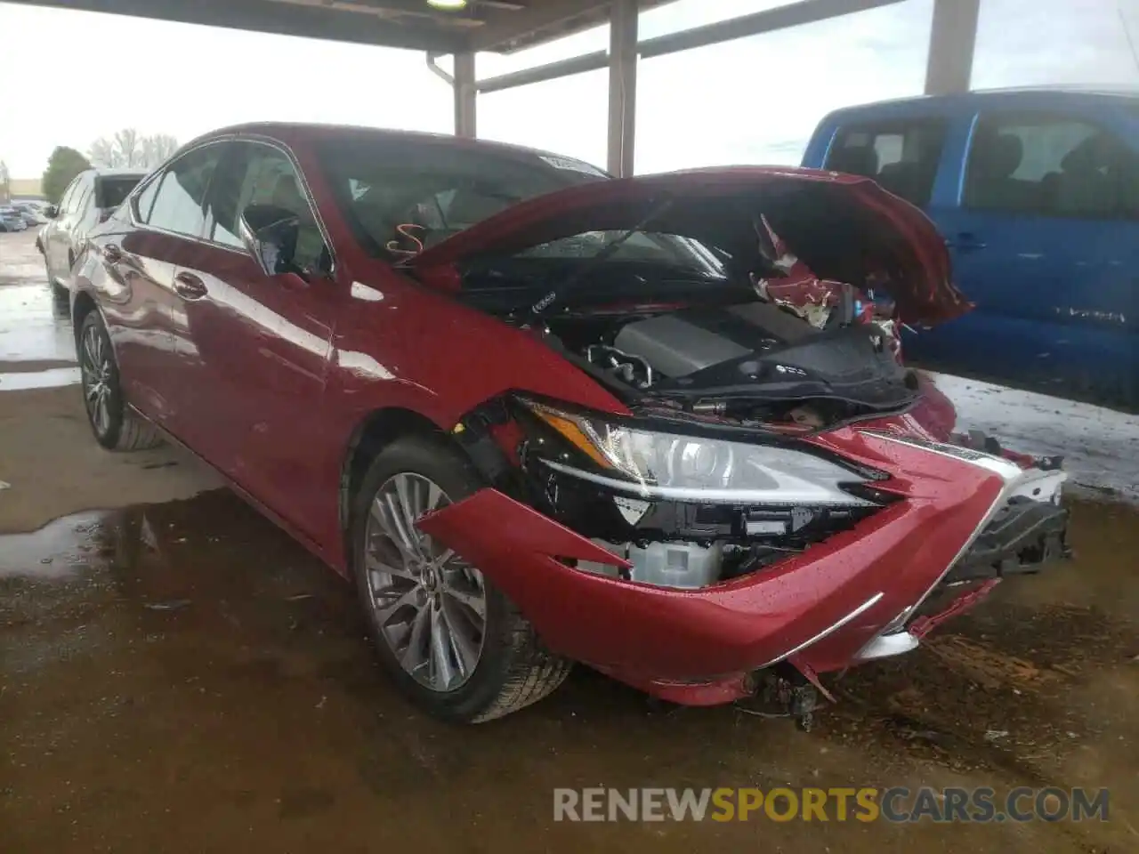 1 Photograph of a damaged car 58ADZ1B16MU101808 LEXUS ES350 2021