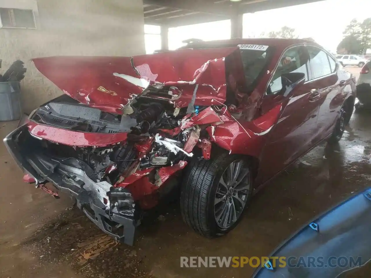 2 Photograph of a damaged car 58ADZ1B16MU101808 LEXUS ES350 2021