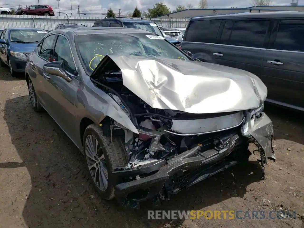 1 Photograph of a damaged car 58ADZ1B16MU105230 LEXUS ES350 2021