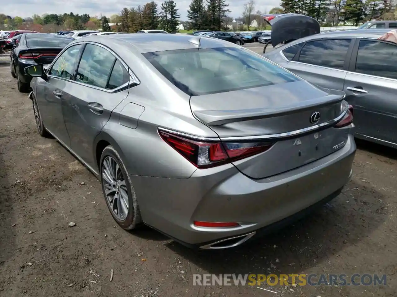 3 Photograph of a damaged car 58ADZ1B16MU105230 LEXUS ES350 2021