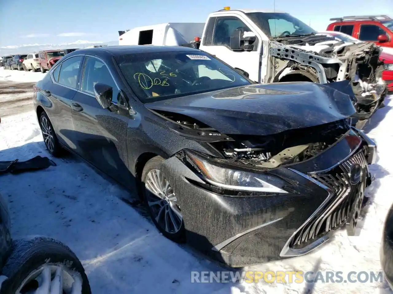 1 Photograph of a damaged car 58ADZ1B16MU106488 LEXUS ES350 2021