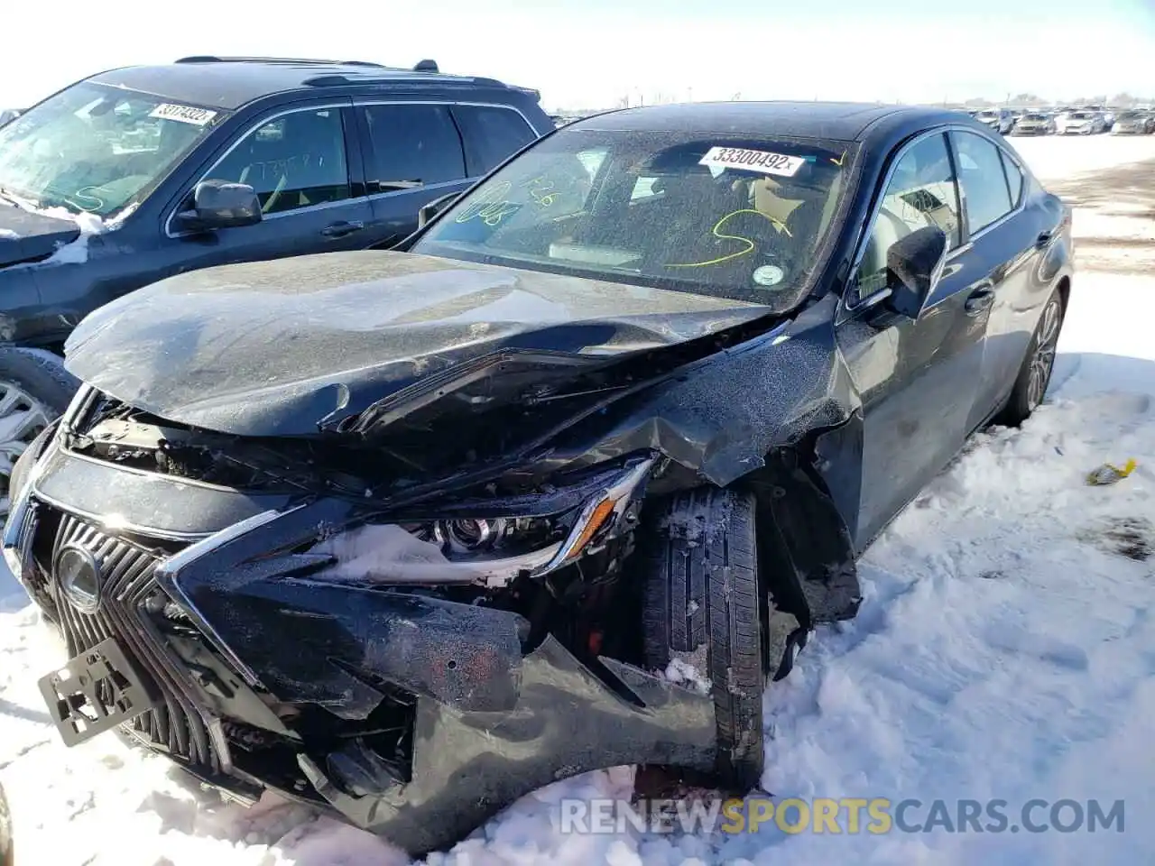 2 Photograph of a damaged car 58ADZ1B16MU106488 LEXUS ES350 2021