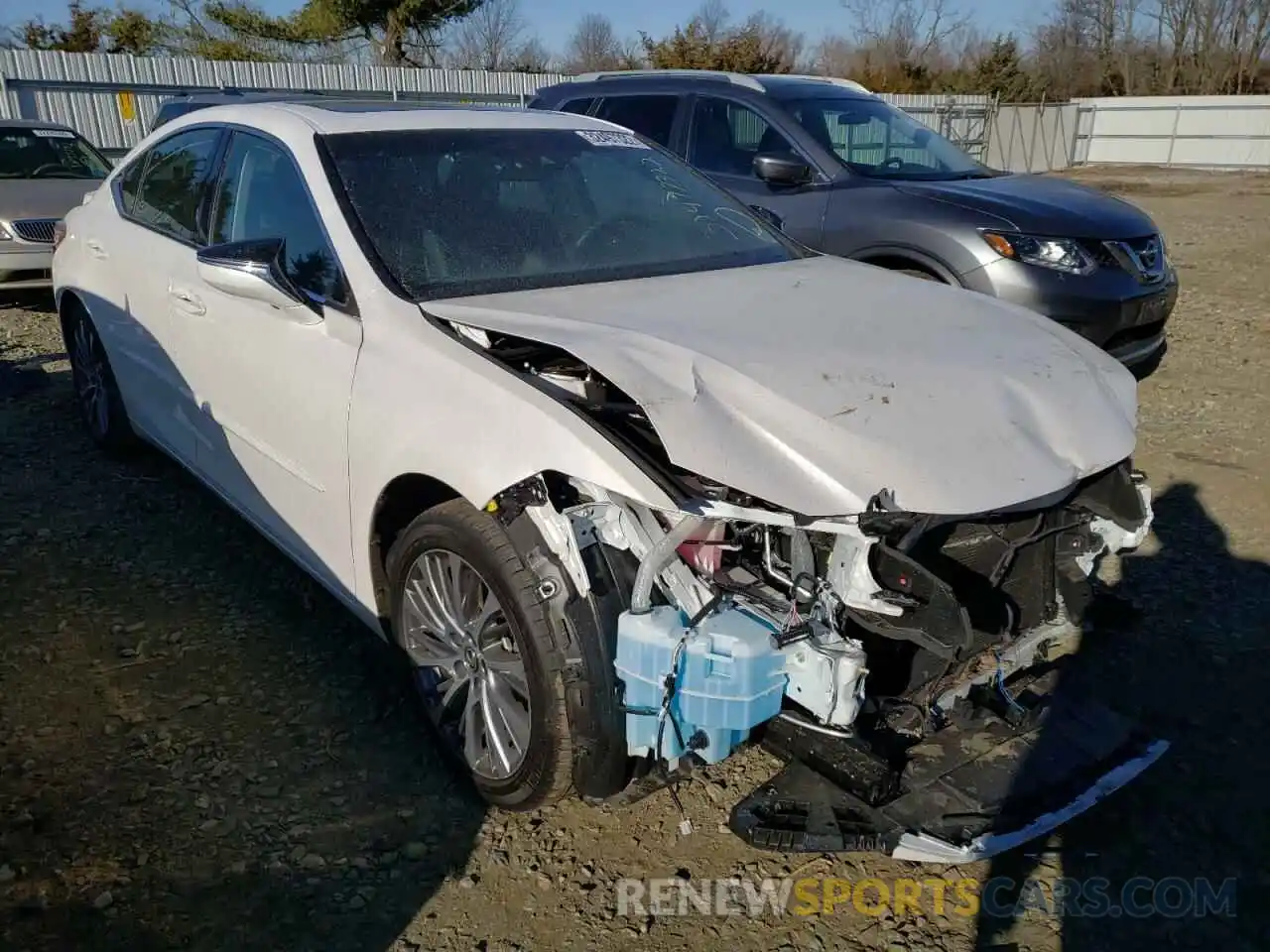 1 Photograph of a damaged car 58ADZ1B17MU085182 LEXUS ES350 2021