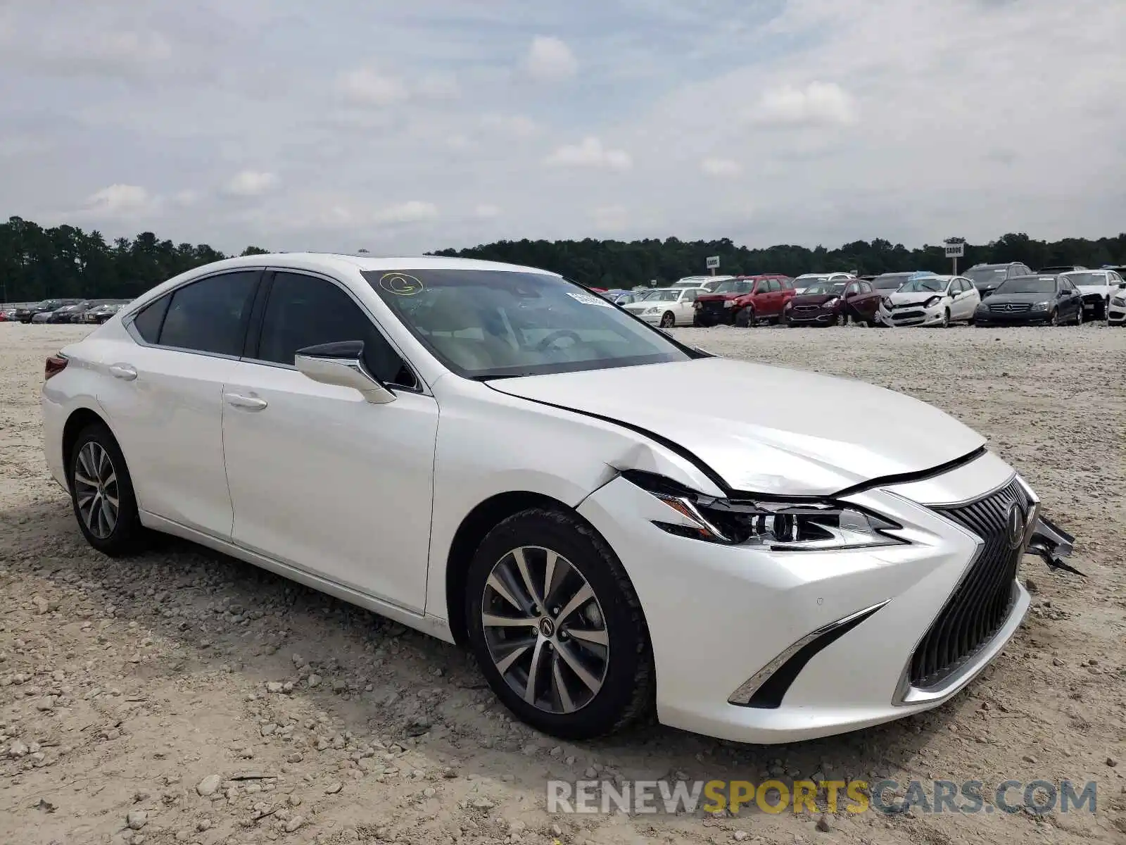 1 Photograph of a damaged car 58ADZ1B17MU085649 LEXUS ES350 2021