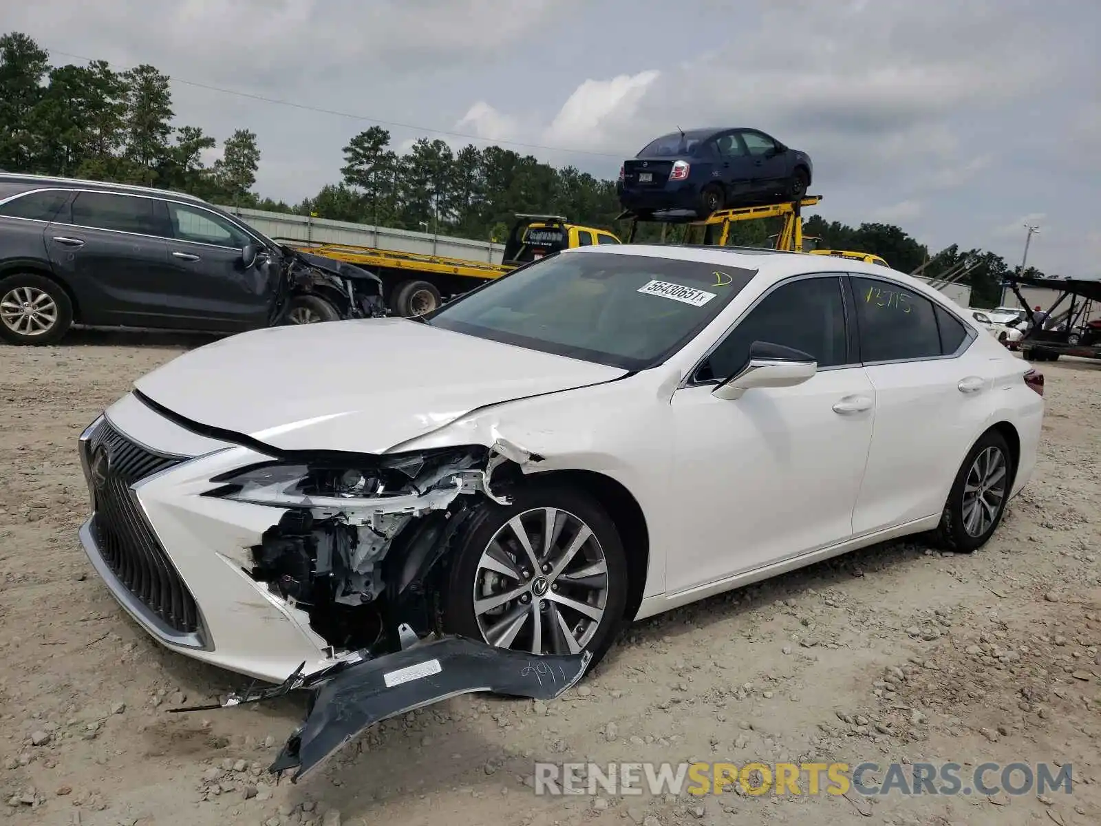 2 Photograph of a damaged car 58ADZ1B17MU085649 LEXUS ES350 2021